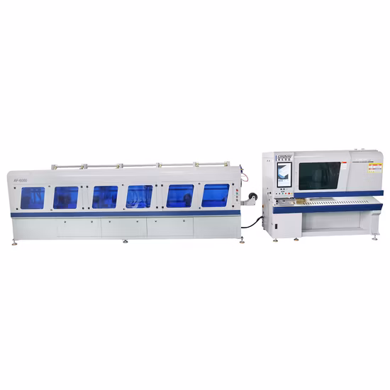CNC Laser Equipment Ultra Fast Stainless Steel Pipe Tube Fiber Laser Cutting Machine for Small Tube 10mm 6mm
