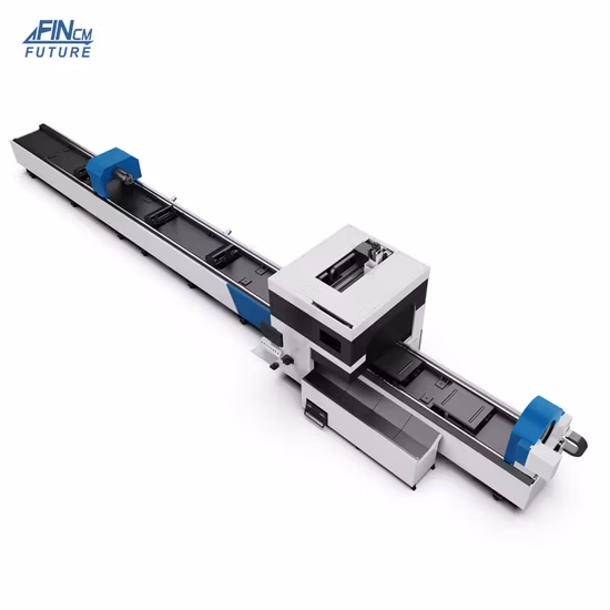 Machine de découpe laser de tuyau de tube métallique carré CNC